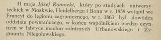 Zdjęcie powstańca styczniowego Józef Romocki