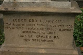 Zdjęcie powstańca styczniowego Ludwika Królikowska