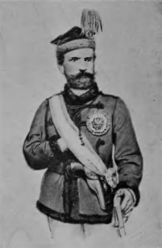 Zdjęcie powstańca styczniowego Marian Langiewicz