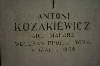 Zdjęcie powstańca styczniowego Antoni Kozakiewicz