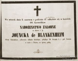 Zdjęcie powstańca styczniowego Leon Young de Blankenheim