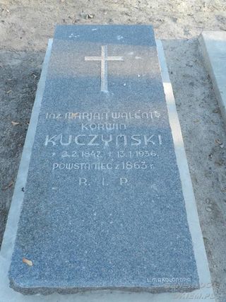 Zdjęcie powstańca styczniowego Marian Walenty Kuczyński