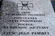 Secemin, grób nieznanego żołnierza powstania styczniowego