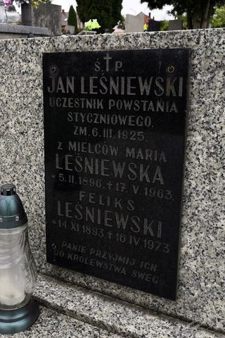 Zdjęcie powstańca styczniowego Jan Leśniewski