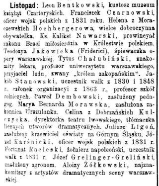 Zdjęcie powstańca styczniowego Jakub Stanowski