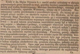 Zdjęcie powstańca styczniowego Marcin  Borelowski ps. Lelewel 