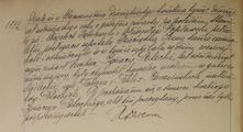 Potocki Ignacy Michał - akt zgonu weterana 1863 r. , hrabiego 