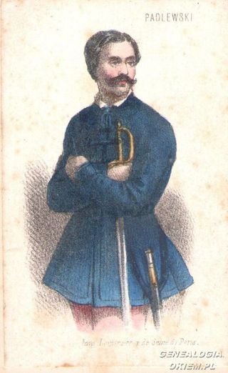 Zdjęcie powstańca styczniowego Zygmunt Padlewski