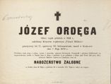 Ordęga Józef ( ok. 1802 - 1879) 