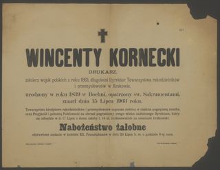 Zdjęcie powstańca styczniowego Wincenty Kornecki