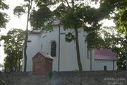 Kościół katolicki  p.w. Piotra i Pawła  .    Żagory- Žagarė