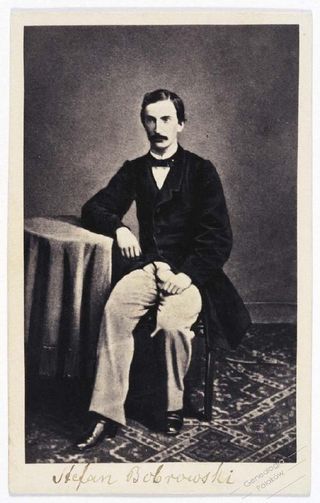 Zdjęcie powstańca styczniowego Stefan Bobrowski