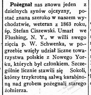 Zdjęcie powstańca styczniowego Stefan Ciszewski