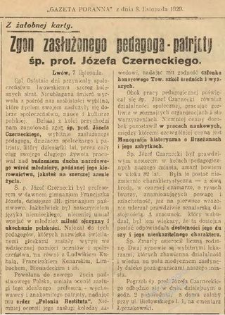 Zdjęcie powstańca styczniowego Józef Czernecki