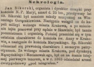 Zdjęcie powstańca styczniowego Jan Sikorski