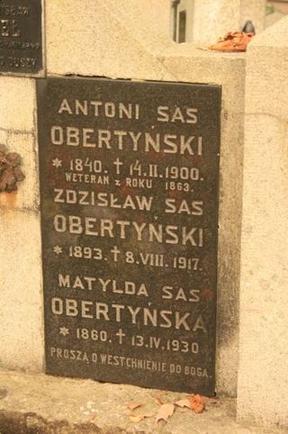 Zdjęcie powstańca styczniowego Antoni Obertyński