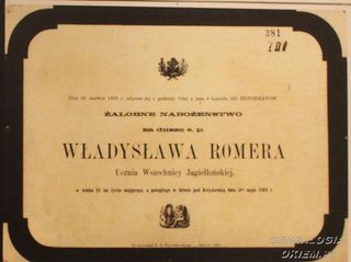 Zdjęcie powstańca styczniowego Władysław Romer