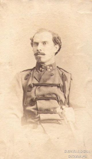Zdjęcie powstańca styczniowego Kazimierz Starzeński
