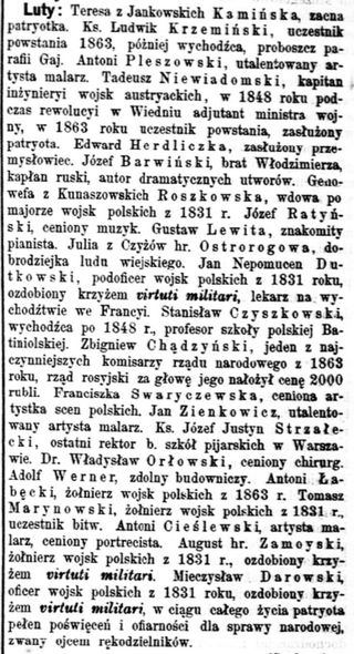 Zdjęcie powstańca styczniowego Antoni Łabęcki