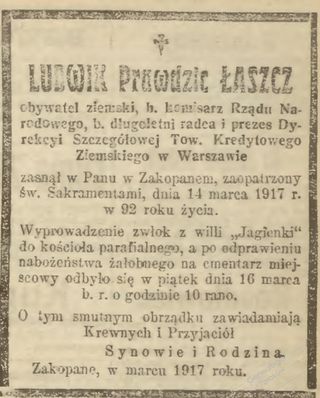 Zdjęcie powstańca styczniowego Ludwik Łaszcz
