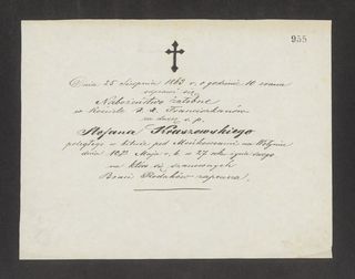 Zdjęcie powstańca styczniowego Stefan Kraszewski