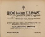 Kułakowski Kościesza Teodor ( - 1917) 