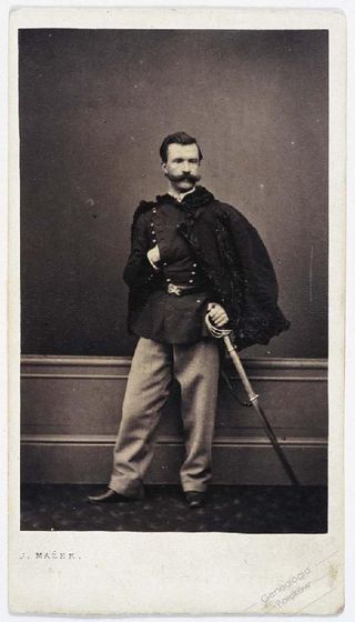 Zdjęcie powstańca styczniowego Marian Langiewicz