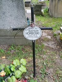 Władysław Horbowski - grób