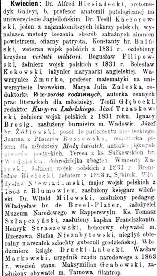 Zdjęcie powstańca styczniowego Władysław Niewiadomski