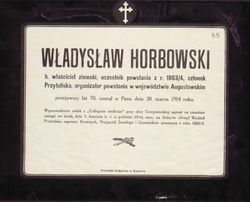 Stanisław Horbowski - klepsydra