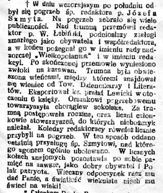 Zdjęcie powstańca styczniowego Józef Szmyt