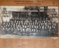 Bronisław Carossi wśród weteranów w 1916 r