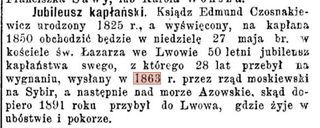 Zdjęcie powstańca styczniowego Edmund Czosnakiewicz