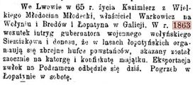 Młodecki Kazimierz (  - 1900) 