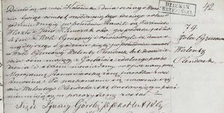 Zdjęcie powstańca styczniowego Walenty  Olenderek