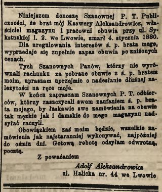 Zdjęcie powstańca styczniowego Ksawery Aleksandrowicz