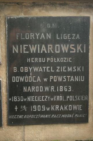 Zdjęcie powstańca styczniowego Floria Niewiarowski