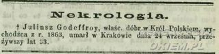 Zdjęcie powstańca styczniowego Juliusz Godeffroy