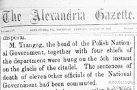 Nekrolog w gazecie w USA