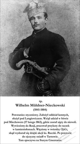 Zdjęcie powstańca styczniowego Wilhelm Muldner