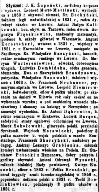 Zdjęcie powstańca styczniowego Kwiryn Rusocki