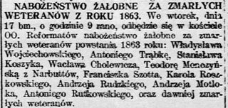 Zdjęcie powstańca styczniowego Antoni Rutkowski