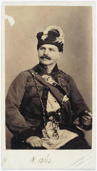 Zdjęcie powstańca styczniowego Bronisław Ryx