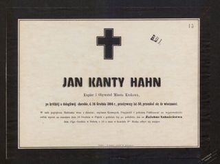 Zdjęcie powstańca styczniowego Jan Kanty Antoni Padewski Hahn